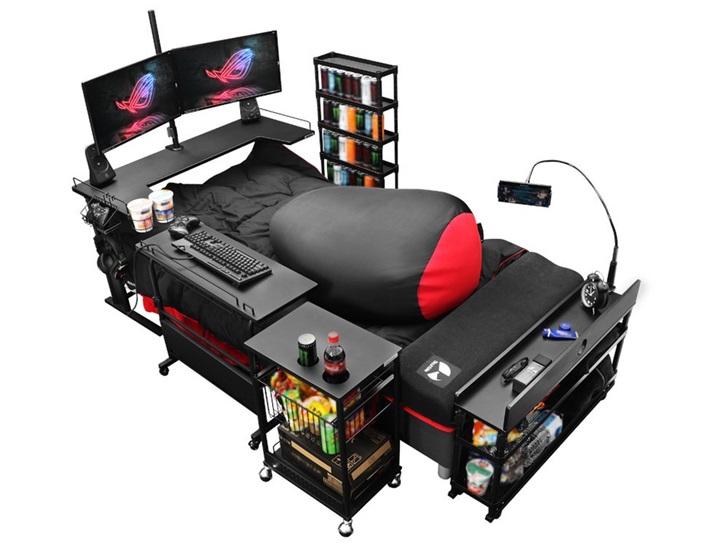 Gaming Bed推出电竞床 可以实现在床上待一天