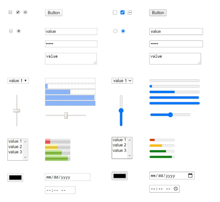 谷歌Chrome与微软Edge合作改善表单控件 UI 及体验