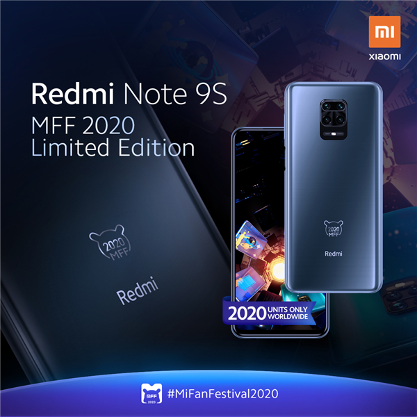 小米官方推特：米粉节Redmi Note 9S亮相 限量2020台