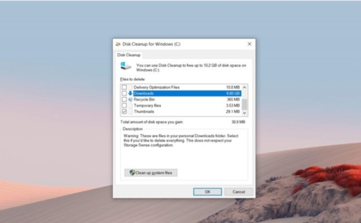 微软：磁盘清理工具不会清除下载文件夹