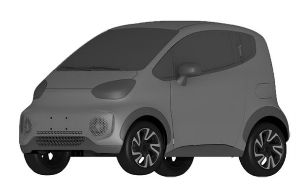 众泰全新微型纯电动汽车专利图曝光：车身长度2.7米左右