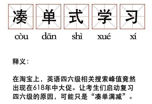 淘宝教育：今年 5 月以来 四六级的搜索次数仅为 240 万次