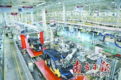 广东汽车工业6月产量双位数增长  市场增幅逐月递增