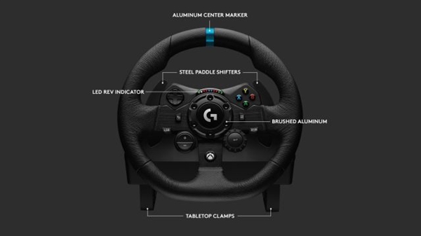 罗技发布新一代赛车游戏驾驶套件G923：集成TrueForce反馈系统